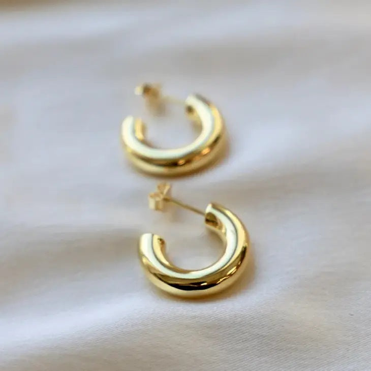 Adeline Gold Hoop Earrings