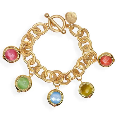 Coriandoli Charm Gold Bracelet