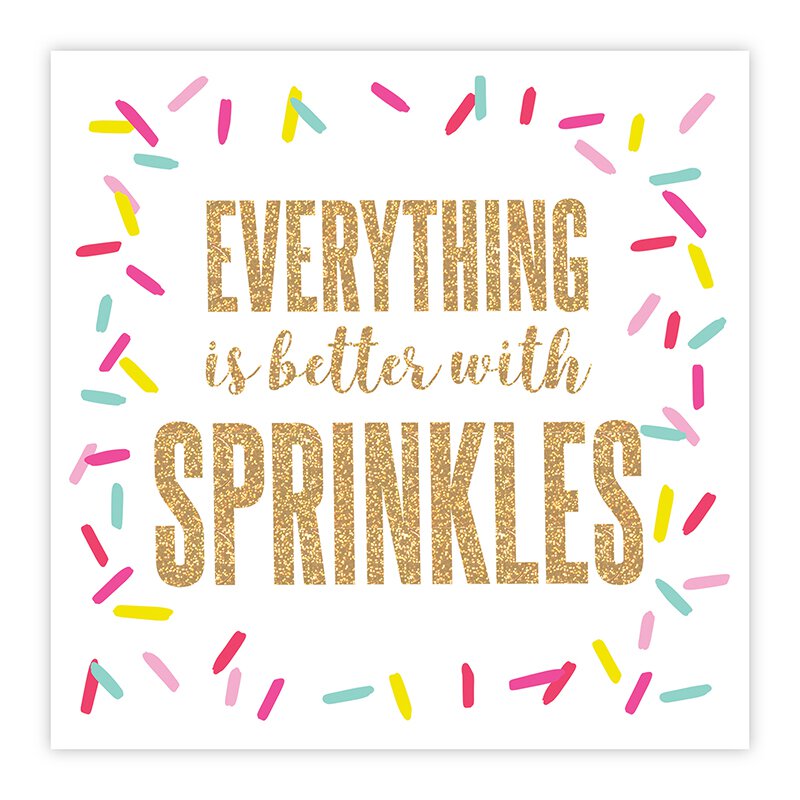 Everything is Better With Sprinkles Cocktail Napkins