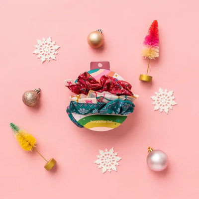 Festive Holiday Scrunchie Set