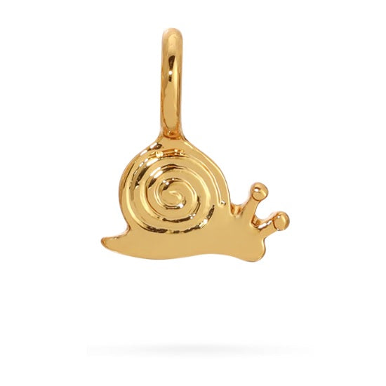 Snail Gold Charm