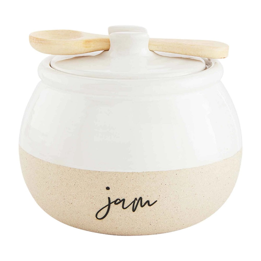 White Jam Jar Set