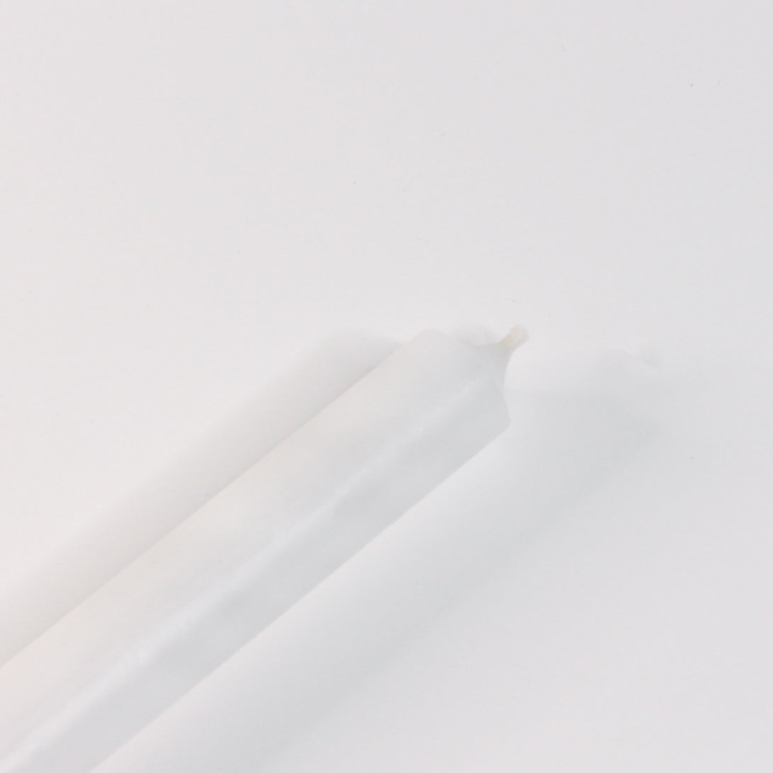White 10" Taper Candle