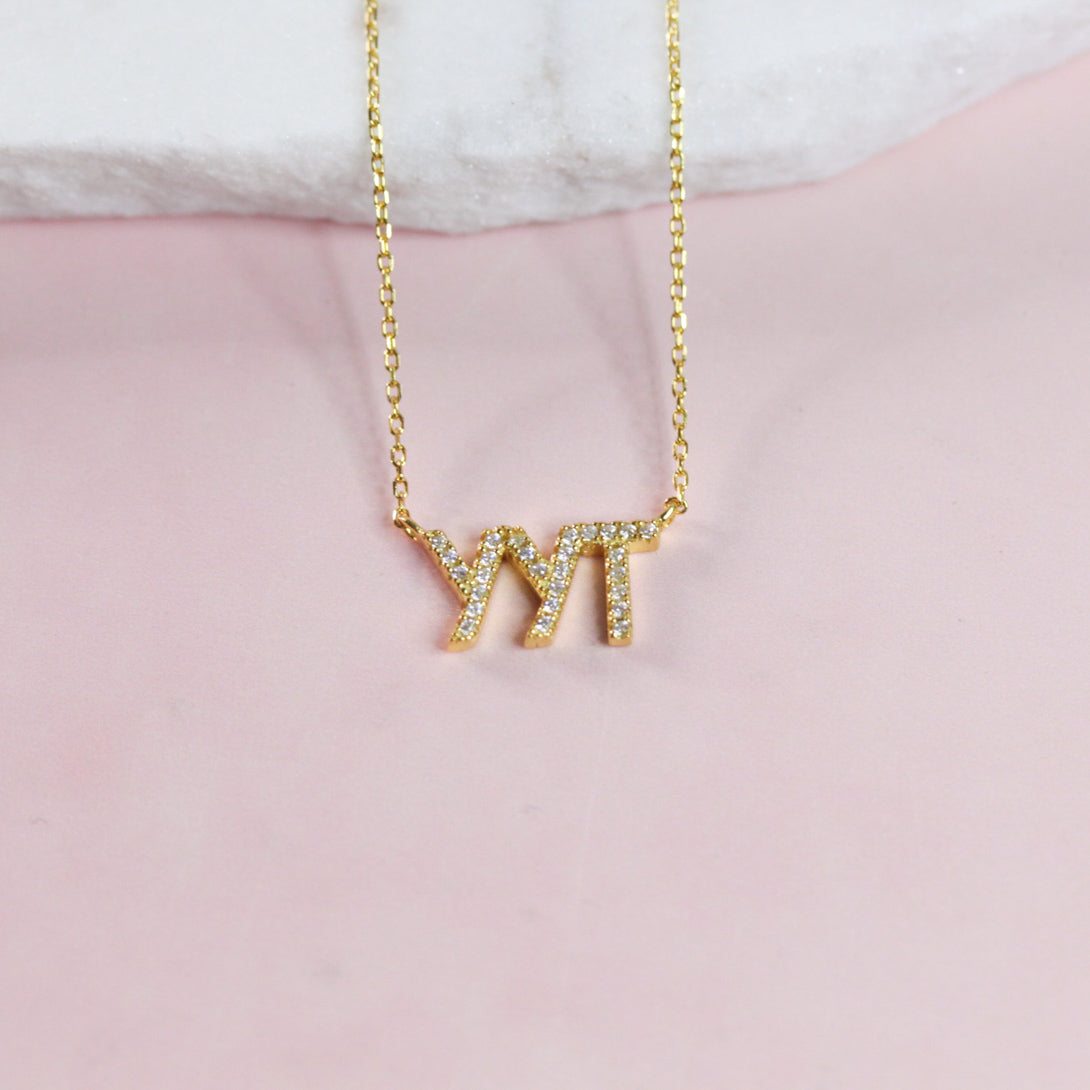 YYT Gold Crystal Necklace