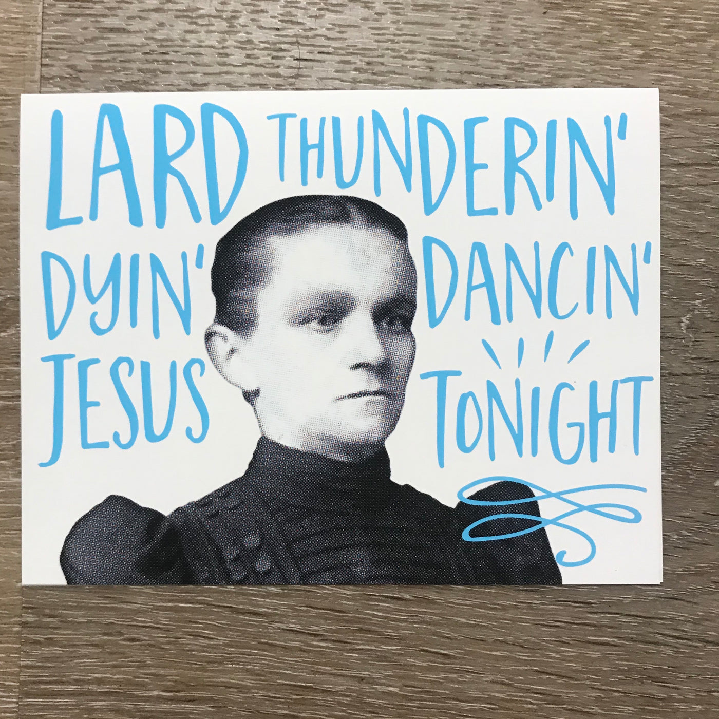 Lard Thunderin' Card