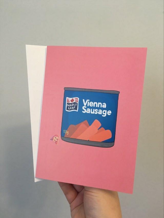 Vienna Sausage Card