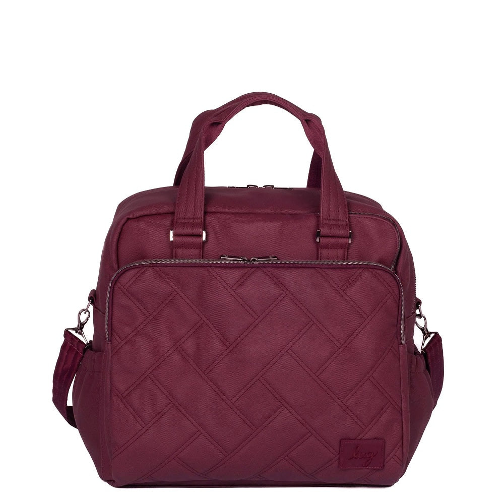 Boxer Matte Luxe VL Wine Red Bag