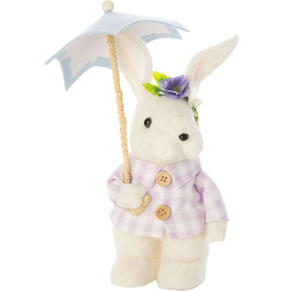Bunny with Umbrella Decor