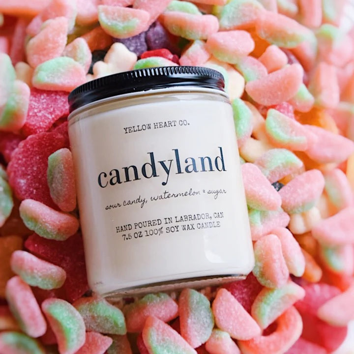Candyland Candle -Yellow Heart Co