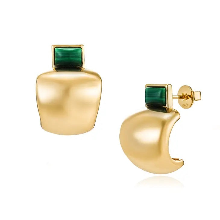 Capri Gold Hoop Earrings