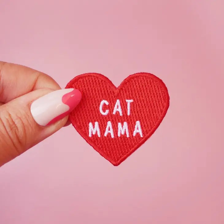 Cat Mama Iron-on Patch