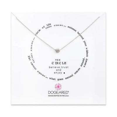 Circle Silver Necklace - Dogeared