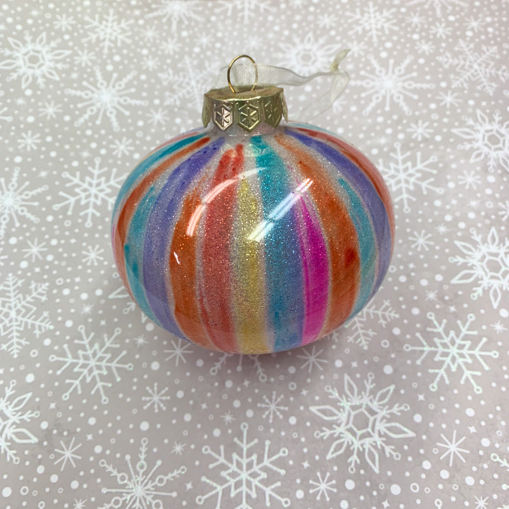 Colorful Onion Ornament