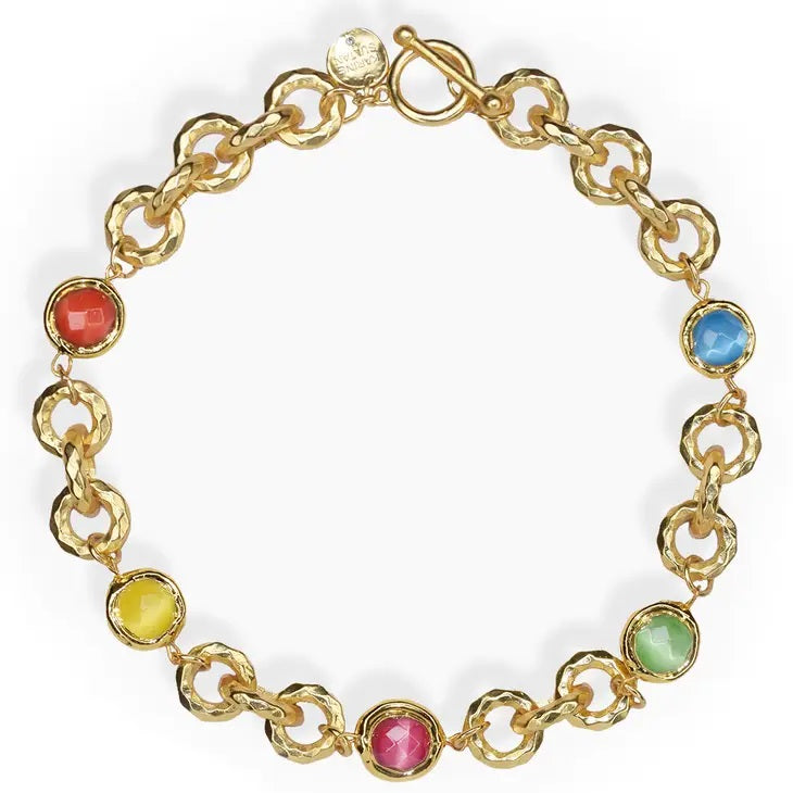 Coriandoli Gold Collar Necklace