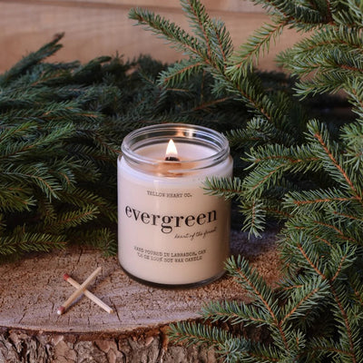 Evergreen Candle - Yellow Heart Co