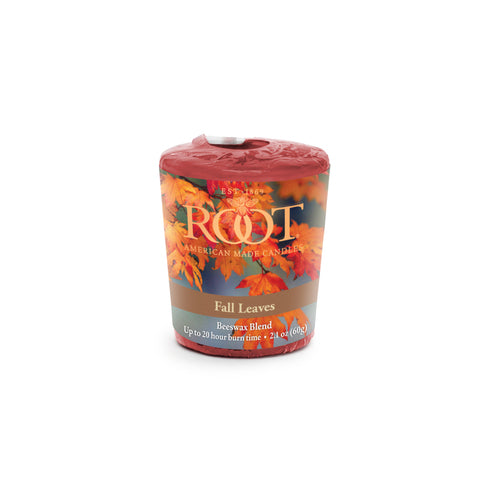 Fall Leaves Votive Candle - Root Candle