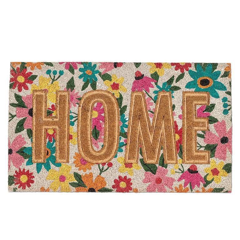 Floral Home Doormat