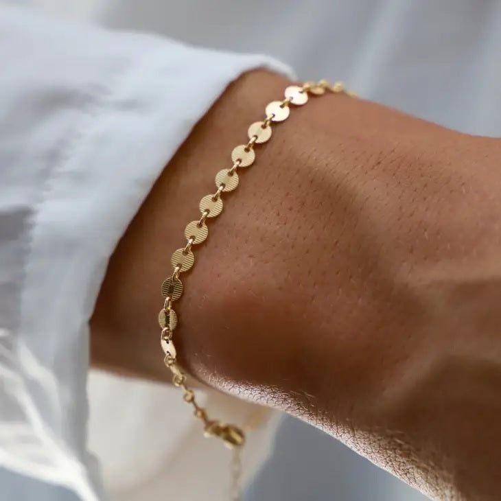 Gianna Chain Gold Bracelet