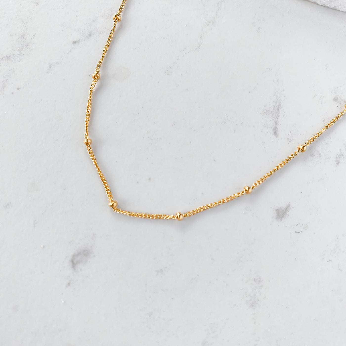 Gold Filled Satellite Cable Chain Necklace