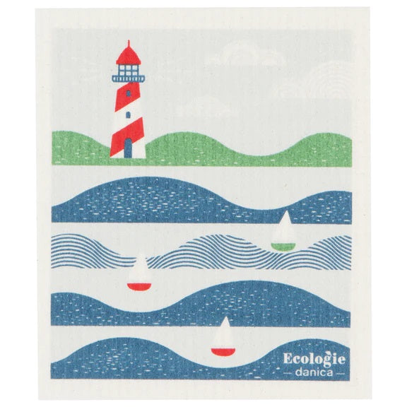 Lighthouse Swedish Dishcloth