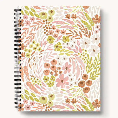 Limelight Floral Spiral Lined Notebook