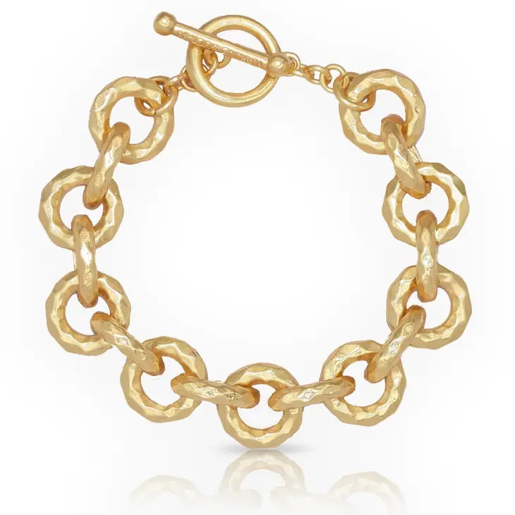 Luxurious Link Gold Layering Bracelet