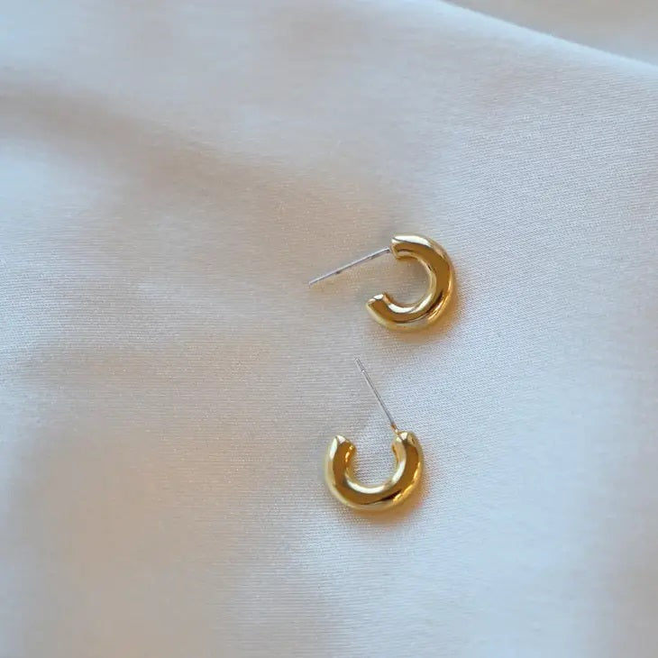 One & Only Mini Gold Hoop Earrings