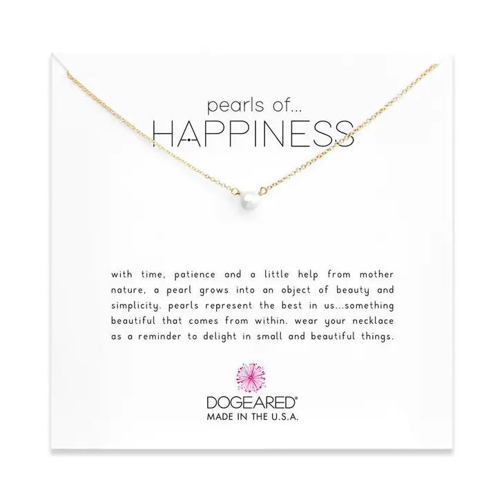Pearls of Happiness Small Gold Necklace - Dogeared
