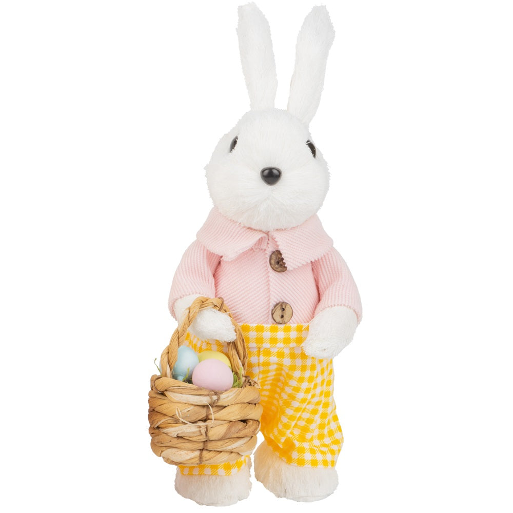 Pink Top Bunny Table Decor