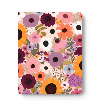 Rainbow Garden Layflat Lined Journal Notebook