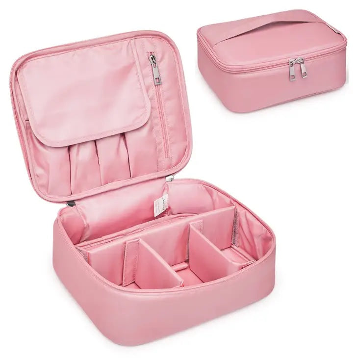 Travel Pink Makeup Bag