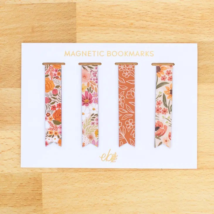 Warm Tones Magnetic Bookmarks
