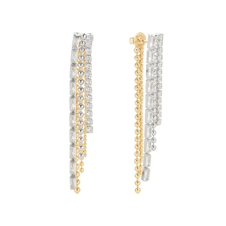 Yvette Gold & Silver Earrings