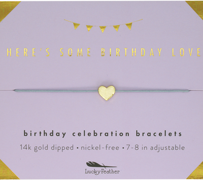 Birthday Love Gold Bracelet
