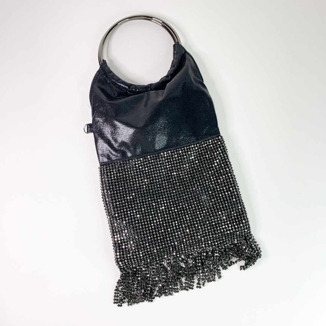 Black Crystal Evening Bag