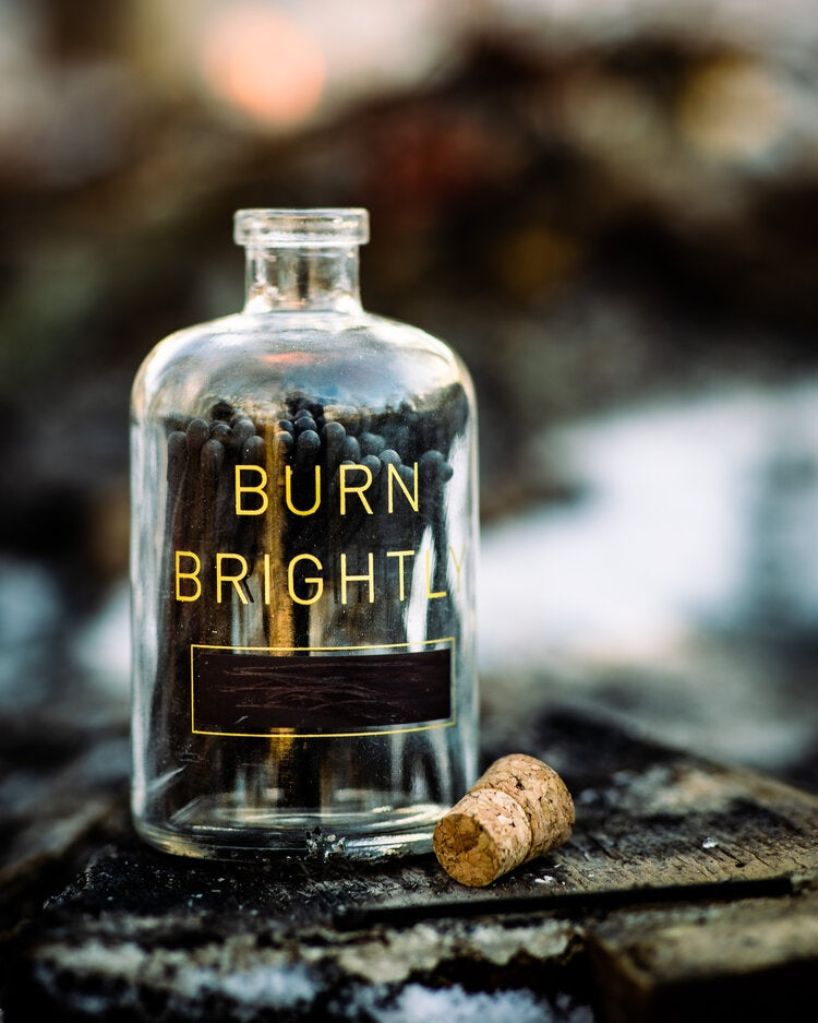 Burn Brightly Large Match Bottle