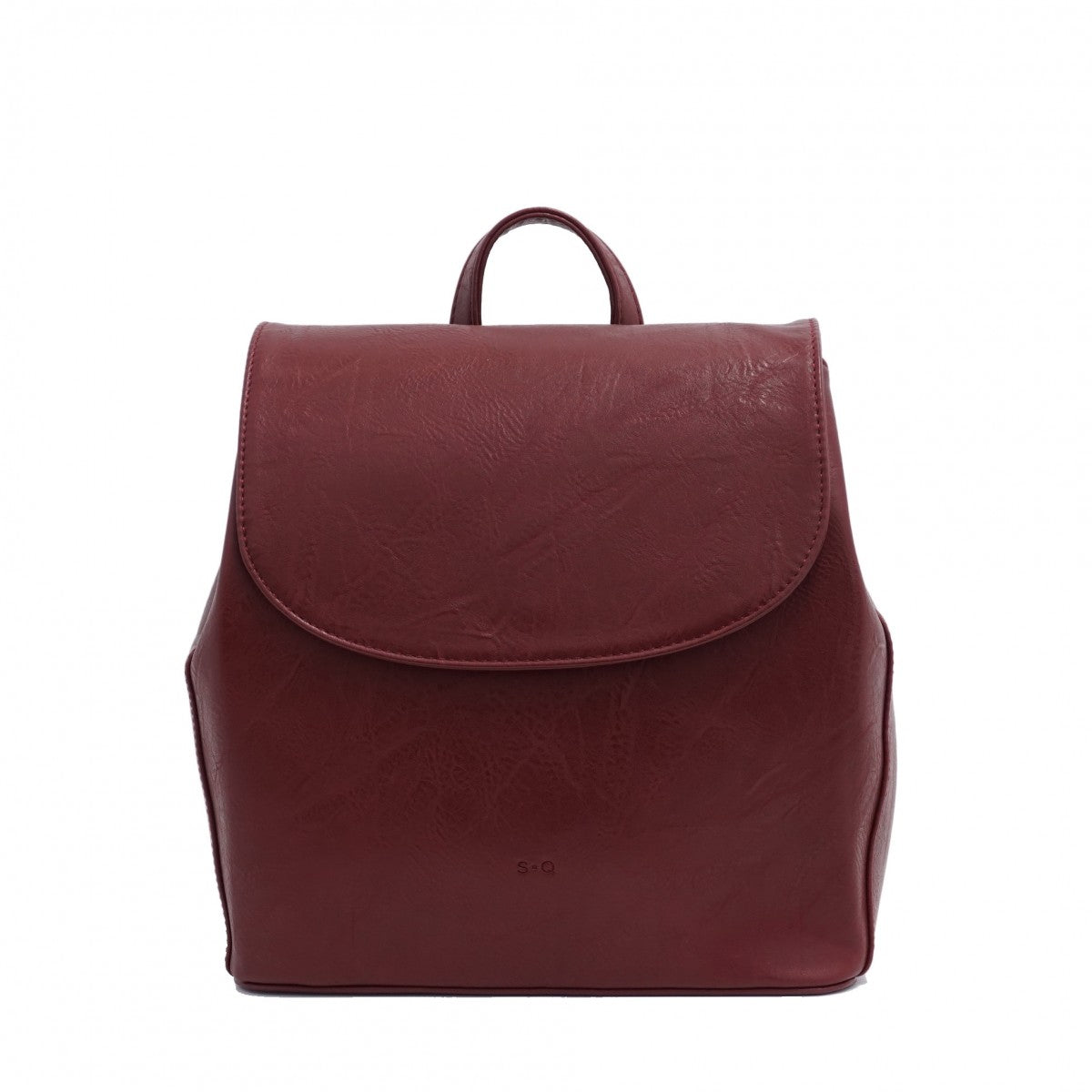 Clara Wine Red Convertible Backpack