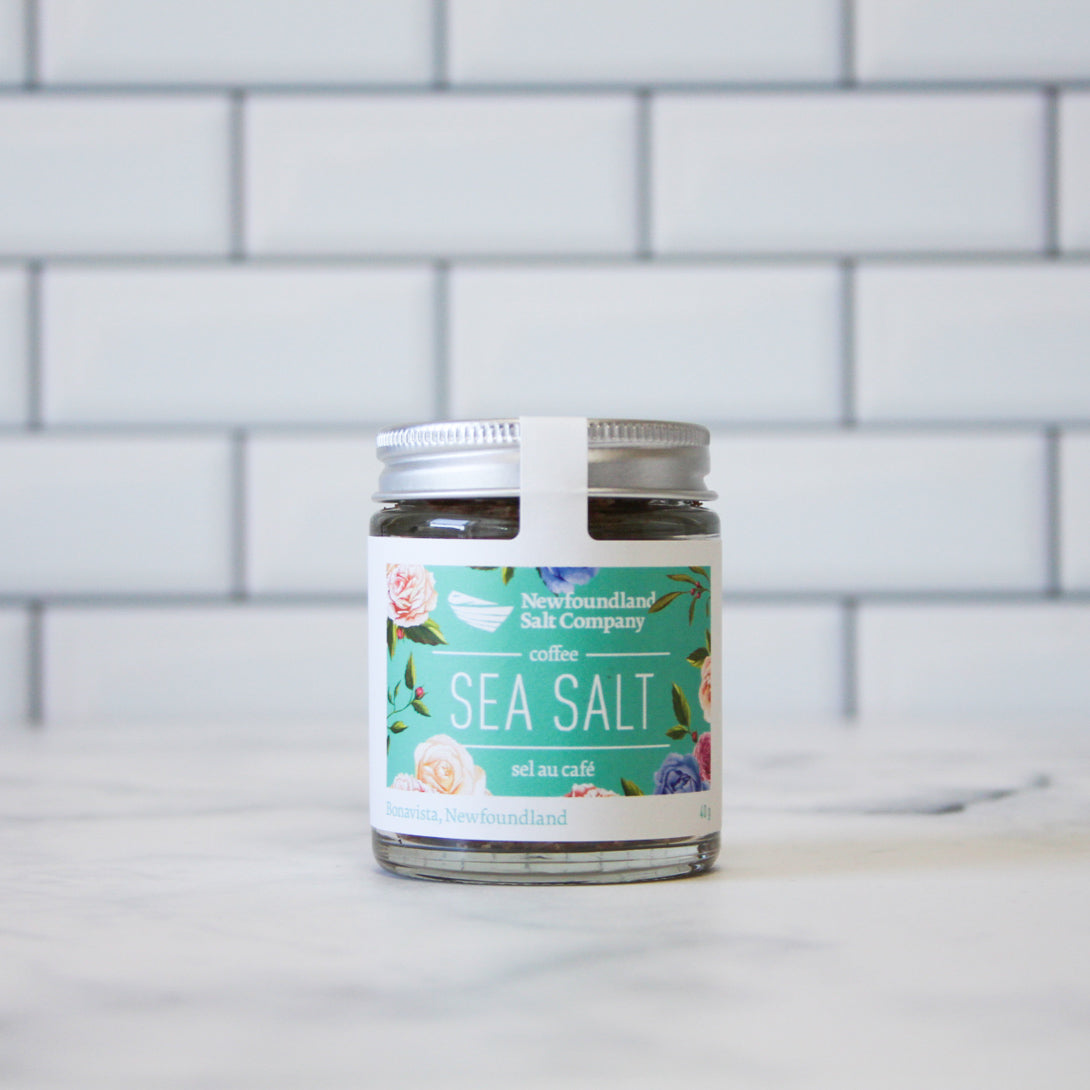 Coffee Sea Salt Jar - Newfoundland Salt Company