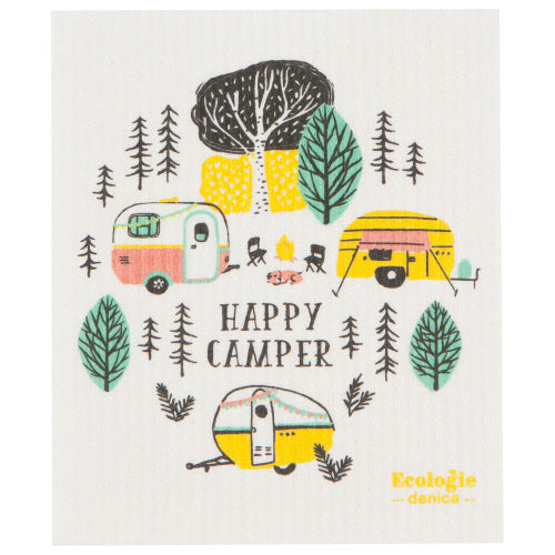 Happy Camper Dish Cloth