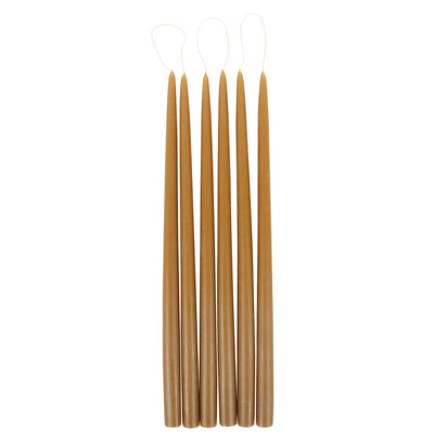 18" Honey Taper Candle - Set of 2