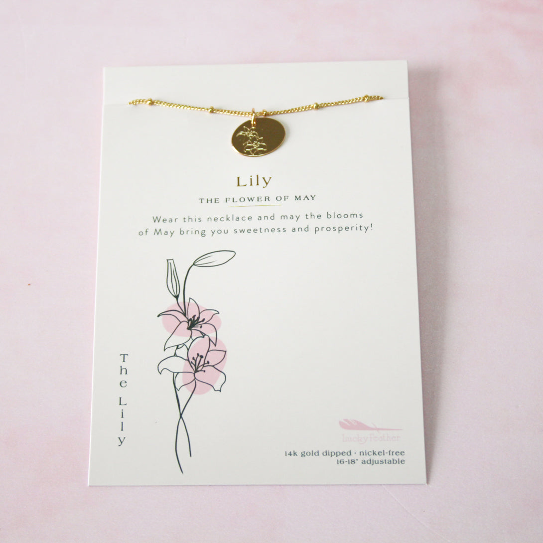 May Lily Gold Necklace