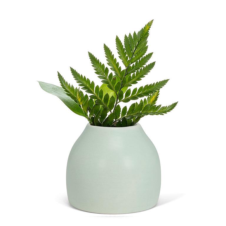 Mint Green Small Matte Vase