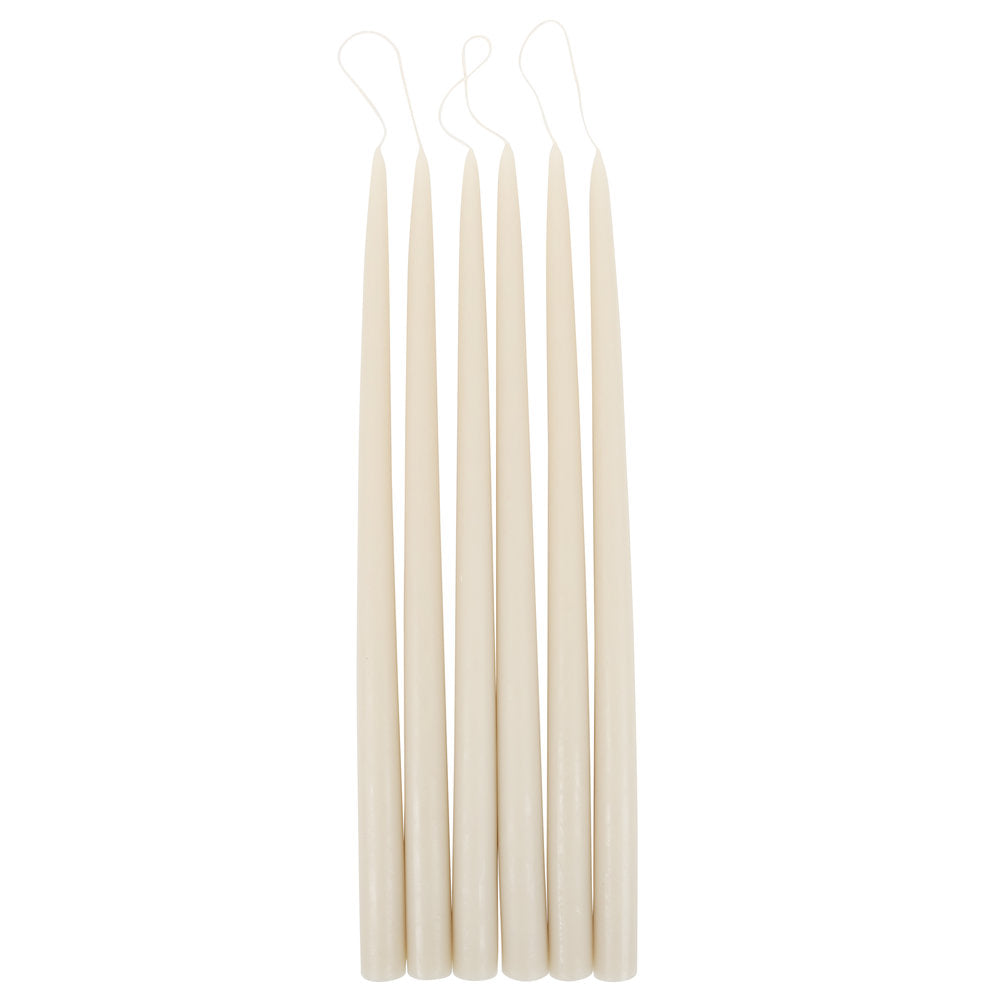 18" Parchment Taper Candle - Set of 2