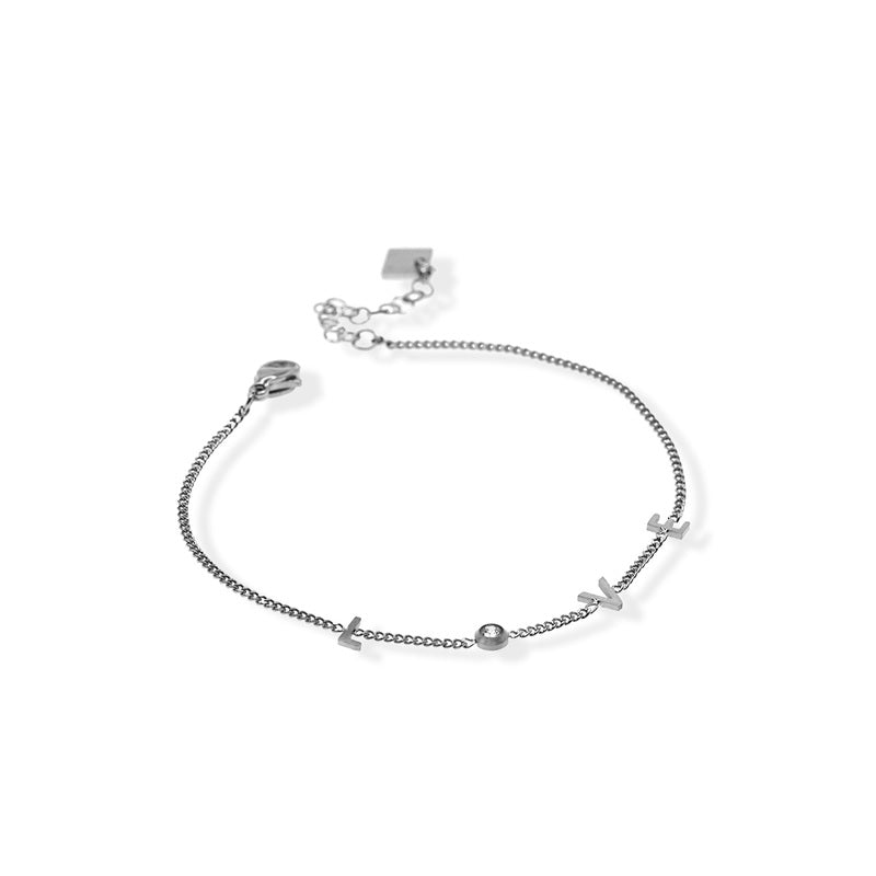 Silver Valentina Love Bracelet