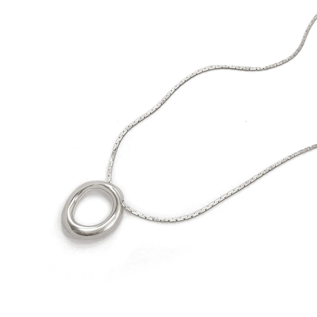 Small Cora Silver Necklace - Biko