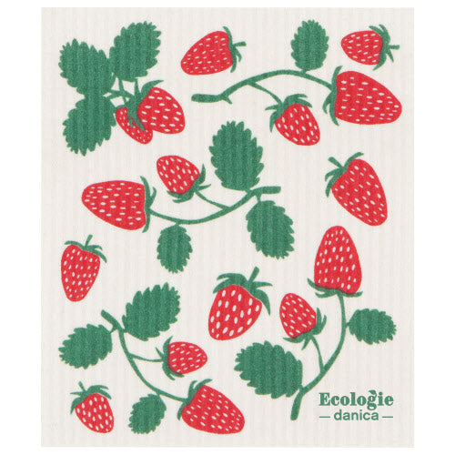 Strawberries Dish Cloth