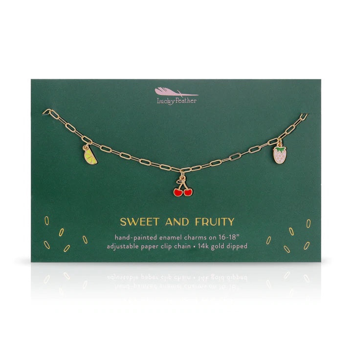 Sweet & Fruity Gold Necklace