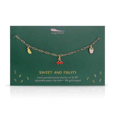 Sweet & Fruity Gold Necklace