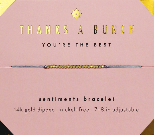 Thanks a Bunch Gold Bracelet