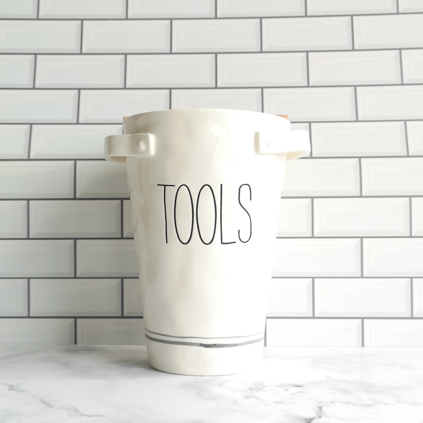 White Bistro Tool Caddy